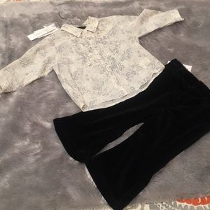 BNWT - Theory Baby girl outfit.